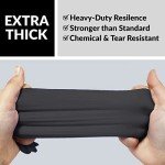 Klex Black Nitrile Exam Gloves - Small, 100 Count