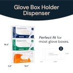Latex Glove Wall Mount Holder - 2 Pack