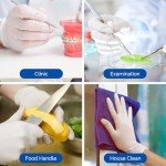 100 Latex Exam Gloves - Medium, Powder-Free, 5 Mil