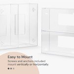 Latex Glove Wall Mount Holder - 2 Pack