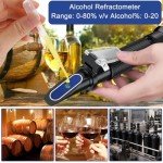 Portable Alcohol Refractometer for Spirits Measurement