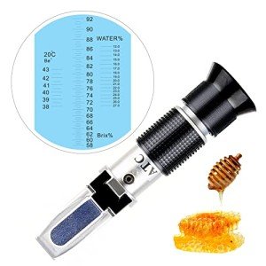 Triple Scale Handheld Brix Refractometer for Honey