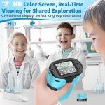 1000X Pocket Microscope for Kids with Slides Kit