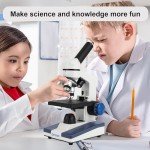 GenTant 40X-2000X Microscope with LED Illumination