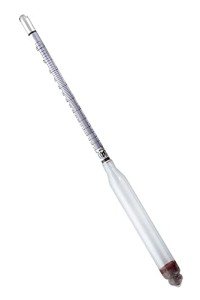 FastRack Alcohol Hydrometer 0-200 Proof Tester