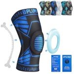 Compression Knee Sleeve with Patella Pad Support