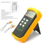 Dual Channel K Type Thermocouple Thermometer with Clamp