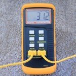 Dual Channel K Type Thermocouple Thermometer with Clamp