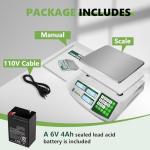 Digital Counting Scale - 30kg Capacity, 0.1g Precision