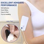 NURSAL 20 Pack Reusable Electrotherapy Electrode Pads