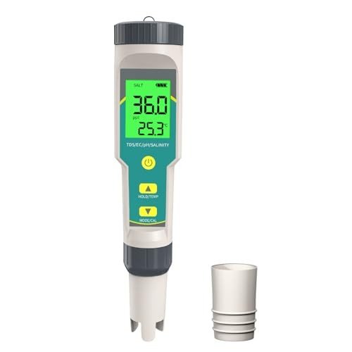 Digital 5-in-1 pH and TDS Water Meter