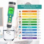 Digital 5-in-1 pH and TDS Water Meter