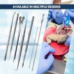 Stainless Steel Dissection Probes - 5 Pack