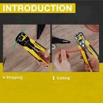 KOTTO Electric Wire Stripper, Cutter & Crimper Set