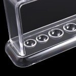 Clear Plastic Test Tube Rack - 6 Holes