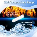 AYINLAB 8-Piece PTFE Magnetic Stir Bar Set