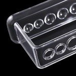 Clear Plastic Test Tube Rack - 6 Holes