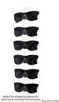12-Pack 6-Tier Acrylic Sunglasses Display Rack