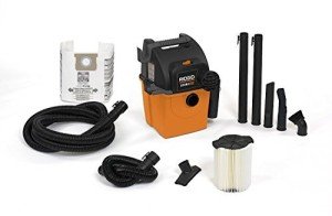 RIDGID 5-Gallon Portable Wall Mount Wet Dry Vacuum