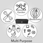 Heavy Duty Plastic Storage Bin - 4 Pack