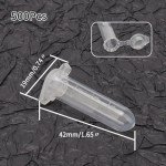 2ml Plastic Vial Tubes for Sample Storage (500)