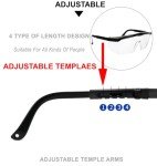 5 Pack Anti-Fog Safety Glasses for Labs & More