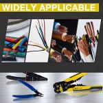 KOTTO Electric Wire Stripper, Cutter & Crimper Set