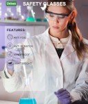 5 Pack Anti-Fog Safety Glasses for Labs & More