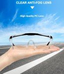 5 Pack Anti-Fog Safety Glasses for Labs & More
