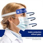Universal Safety Face Shield 4-Pack with Adjustable Band