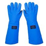 Cryogenic Gloves for Liquid Nitrogen Safety - Black