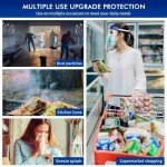 Universal Safety Face Shield 4-Pack with Adjustable Band