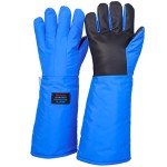 Cryogenic Gloves for Liquid Nitrogen Safety - Black