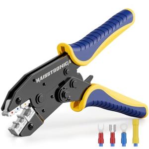 Haisstronica Ratchet Crimping Tool for Wire Connectors