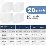 ETERNA 20-Pack Disposable Hazmat Suits with Hood