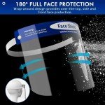 Universal Safety Face Shield 4-Pack with Adjustable Band