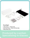 LianSan Oversized Anti-Fog Safety Goggles for Nurses