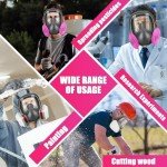 Reusable Full Face Respirator Mask with Filters