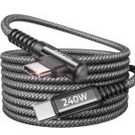 240W USB-C to USB-C Fast Charging Cable, 10ft