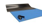 ESD Soldering Mat with Grounding Cord - Blue