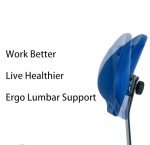 Deluxe Blue Polyurethane Lab Stool with Adjustable Height