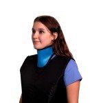 Cyan PVC Thyroid Shield Collar for Radiation Protection