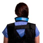 Cyan PVC Thyroid Shield Collar for Radiation Protection