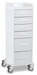 TrippNT Tall Locking Cart with 6 Drawers