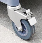 350-Pound 3-Tier Plastic Utility Bus Cart