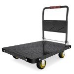 Heavy Duty Foldable Platform Cart with Swivel Wheels