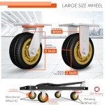 Heavy Duty Foldable Platform Cart with Swivel Wheels