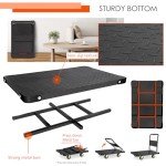 Heavy Duty Foldable Platform Cart with Swivel Wheels