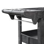 Heavy Duty 3 Tier Utility Service Cart with Wheels