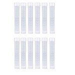12pcs 10ml Plastic Test Tubes with Screw Caps